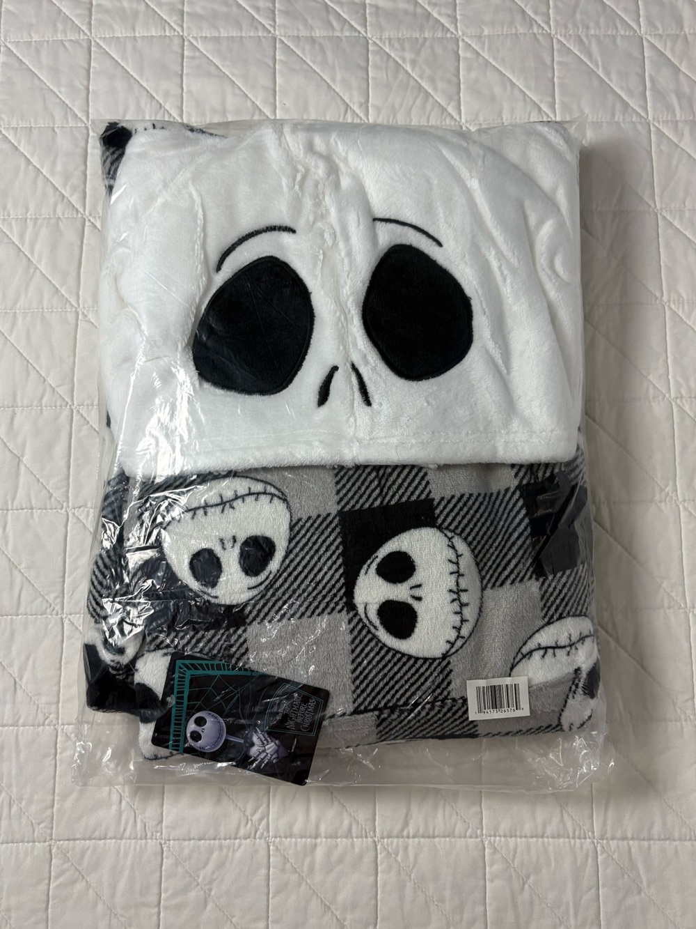 Disney Nightmare Before Christmas Jack Skellington Hooded Superminky Lounger NWT